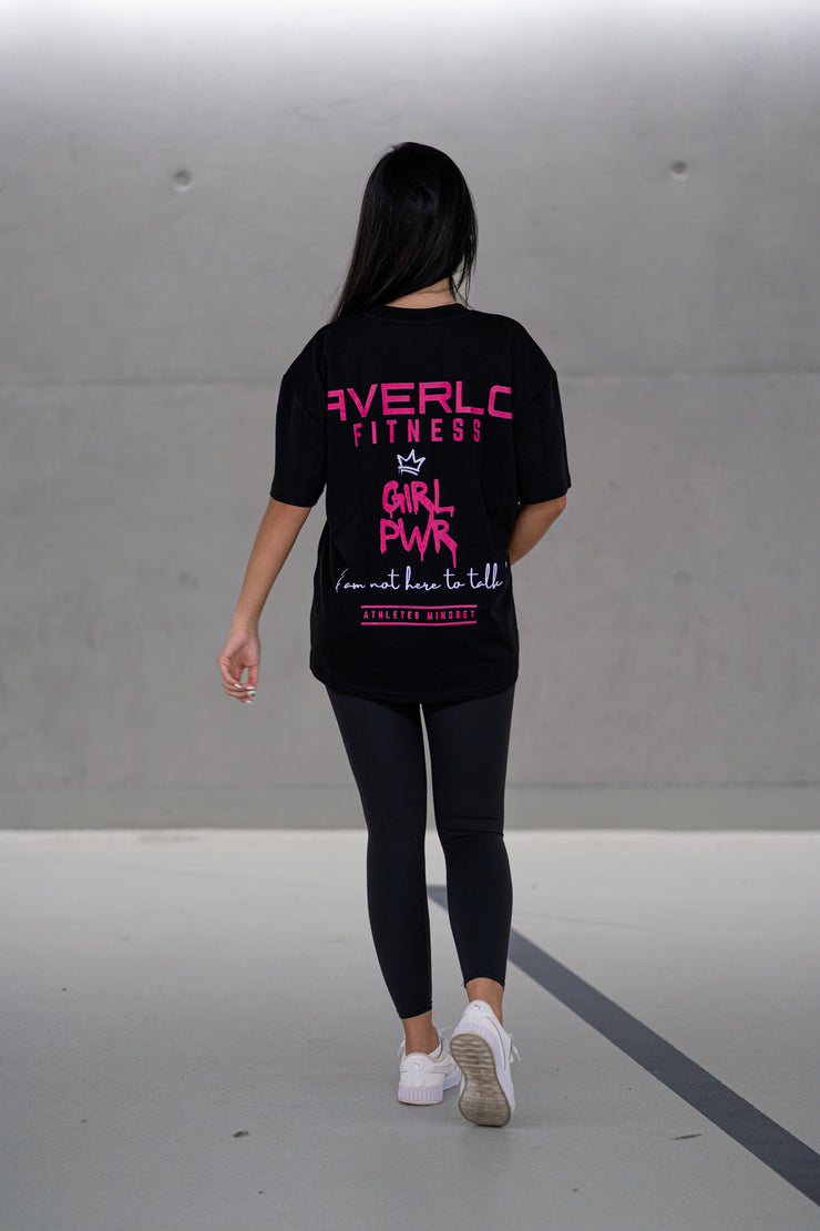 Averlo Lady Fitness Oversized Shirt Long GirlPwr pink