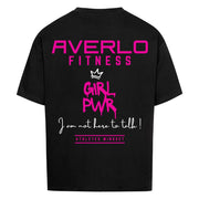 Averlo Fitness Oversized Shirt Long GirlPwr pink - Averlo