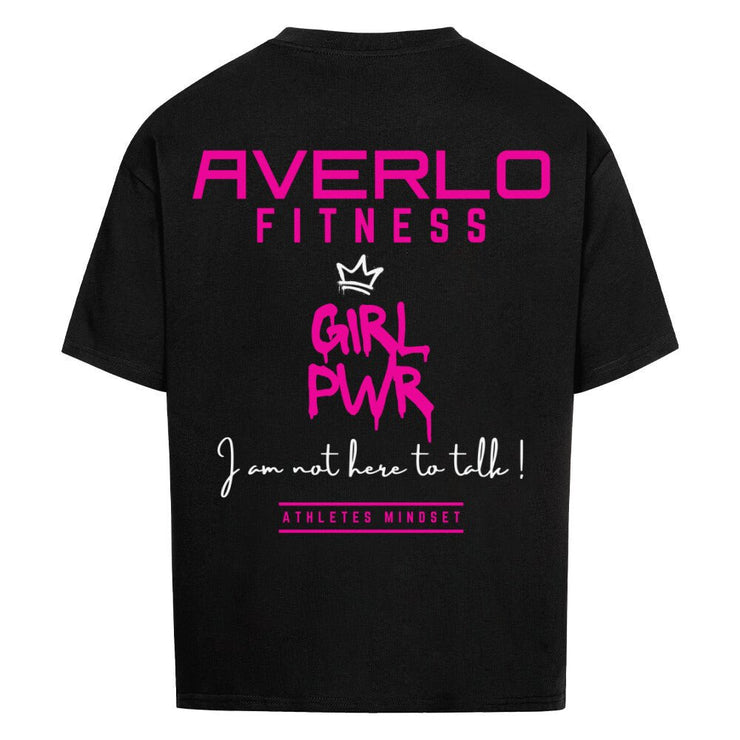 Averlo Fitness Oversized Shirt Long GirlPwr pink - Averlo