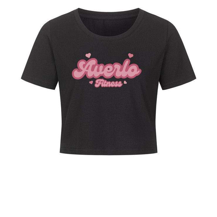 Averlo Ladies Cropped Tee Black - Averlo