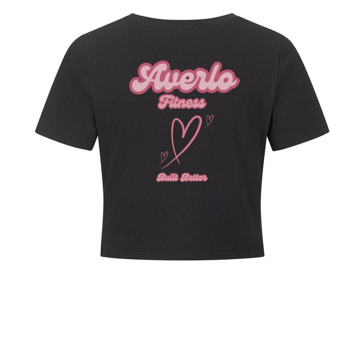 Averlo Ladies Cropped Tee Black - Averlo