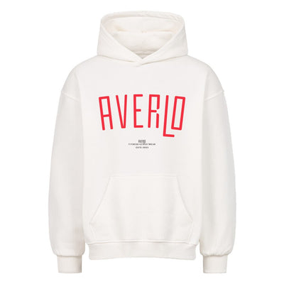 Averlo Slouch Oversized Hoodie Curve Red - Averlo