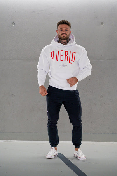 Averlo Slouch Oversized Hoodie Curve Red - Averlo