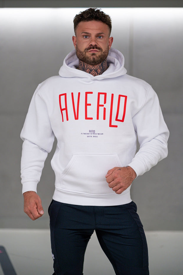 Averlo Slouch Oversized Hoodie Curve Red - Averlo