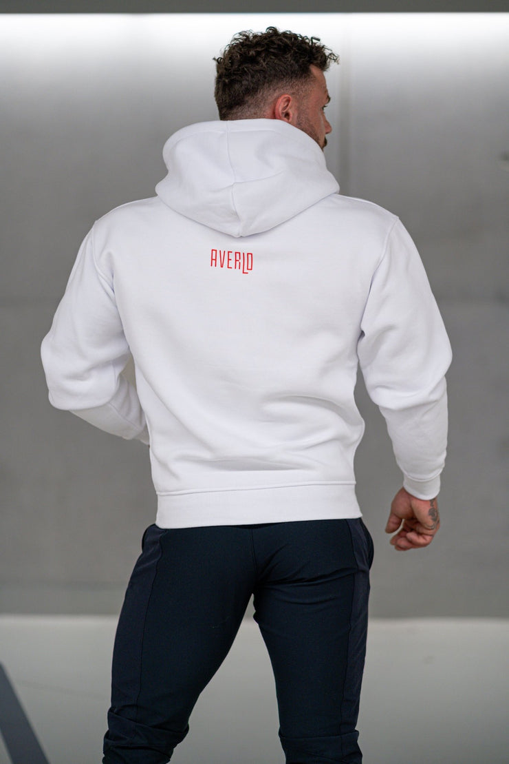 Averlo Slouch Oversized Hoodie Curve Red - Averlo