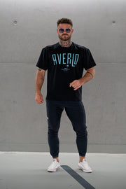 Black Averlo Oversized Shirt Palm Blue - Averlo