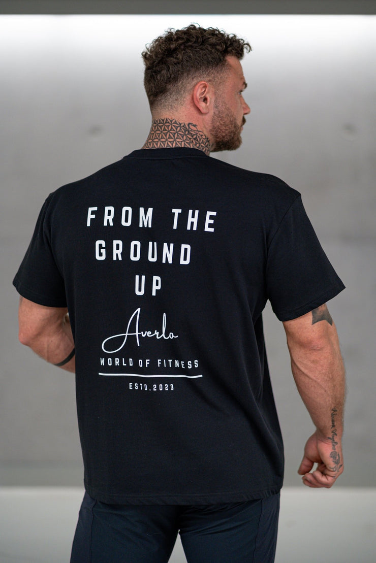 Black Embassies Oversized Shirt - Averlo