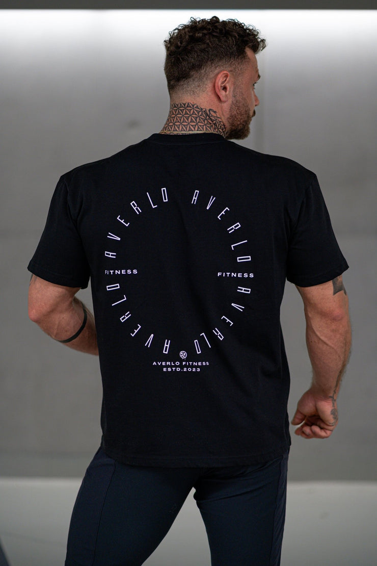Black Gaint Circle Oversized Shirt - Averlo