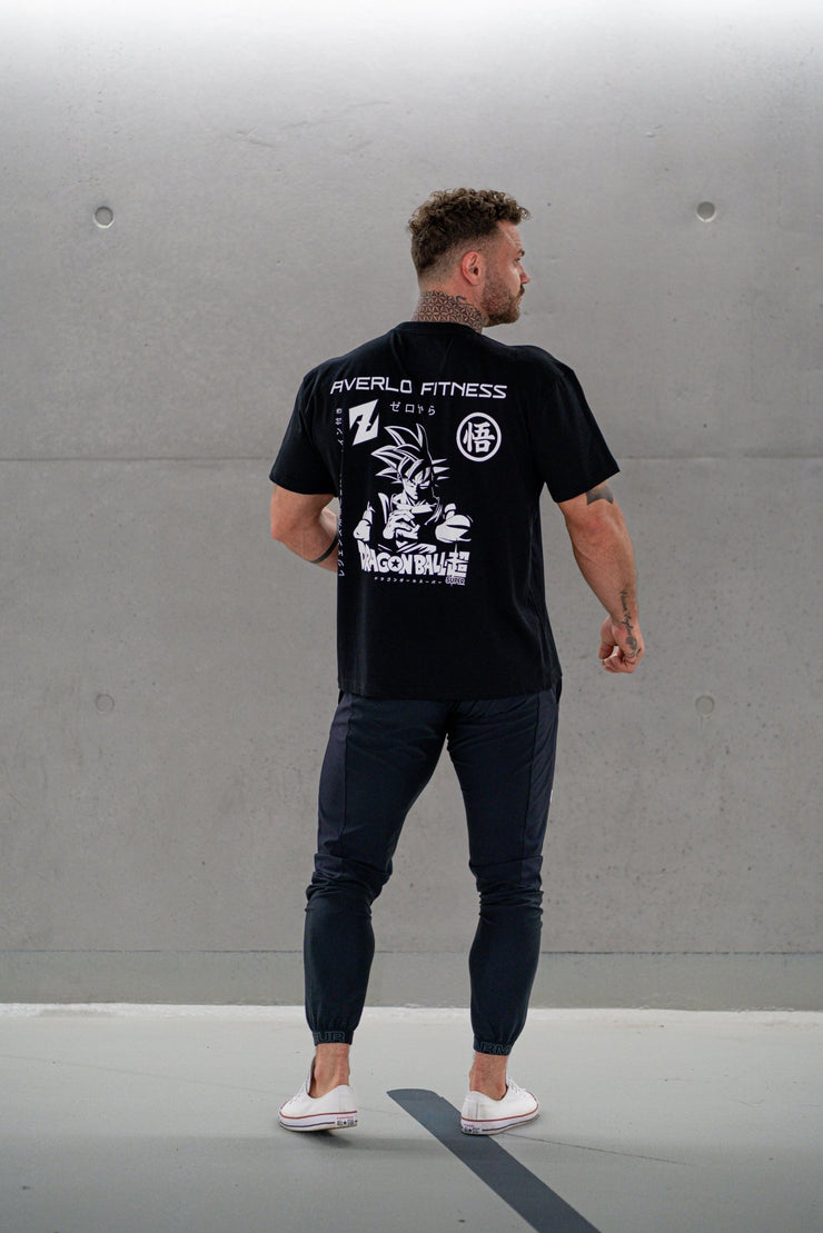 Black Super Z Oversized T - Shirt "Anime Pumpcover" - Averlo