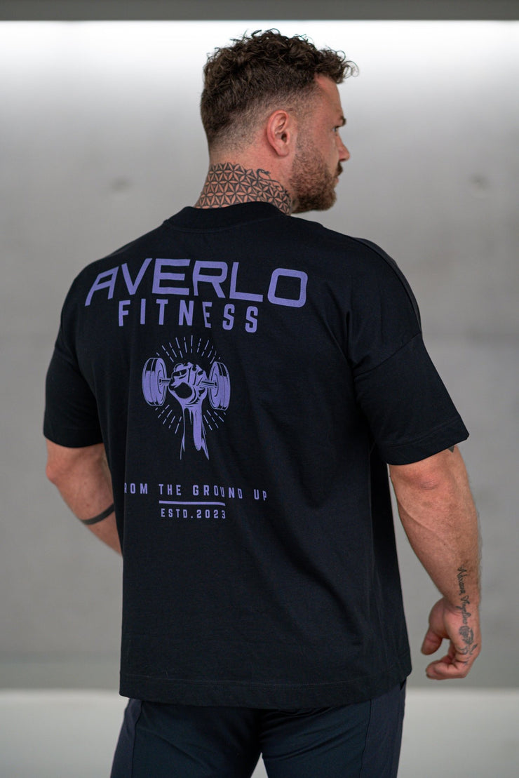 Black Titan Pump Cover Purple Dumbbell - Averlo