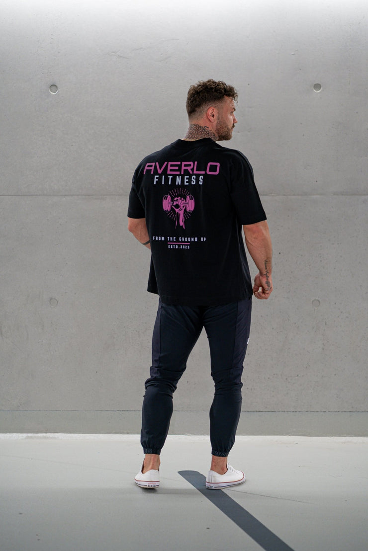 Black Titan Pump Cover white/pink Dumbbell - Averlo