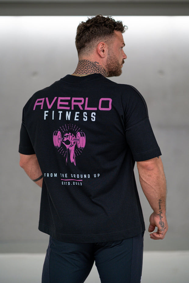Black Titan Pump Cover white/pink Dumbbell - Averlo
