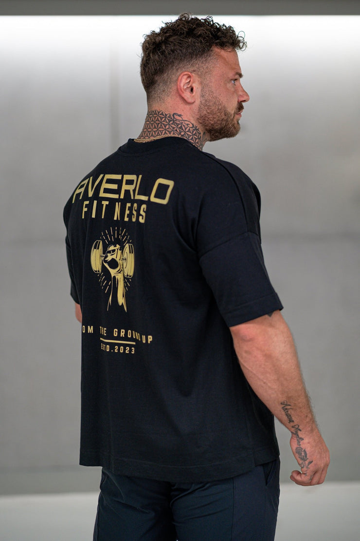 Black Titan Pump Cover Yellow Dumbbell - Averlo