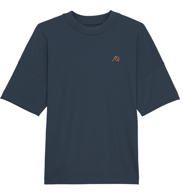 Grey Dumbbell orange Oversized Shirt "Pump Cover" - Averlo