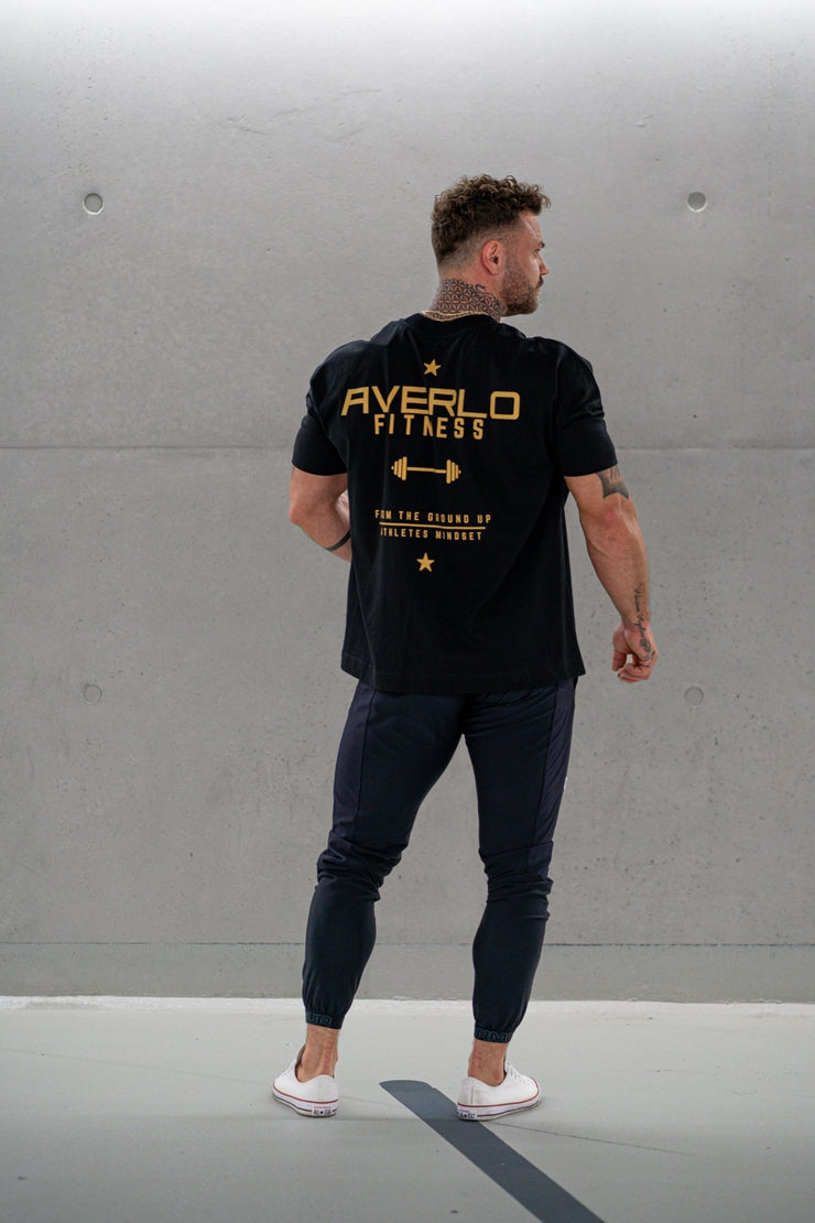 Three Yellow Black Oversized Shirt "Pump Cover" - Averlo