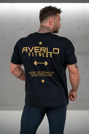 Three Yellow Black Oversized Shirt "Pump Cover" - Averlo