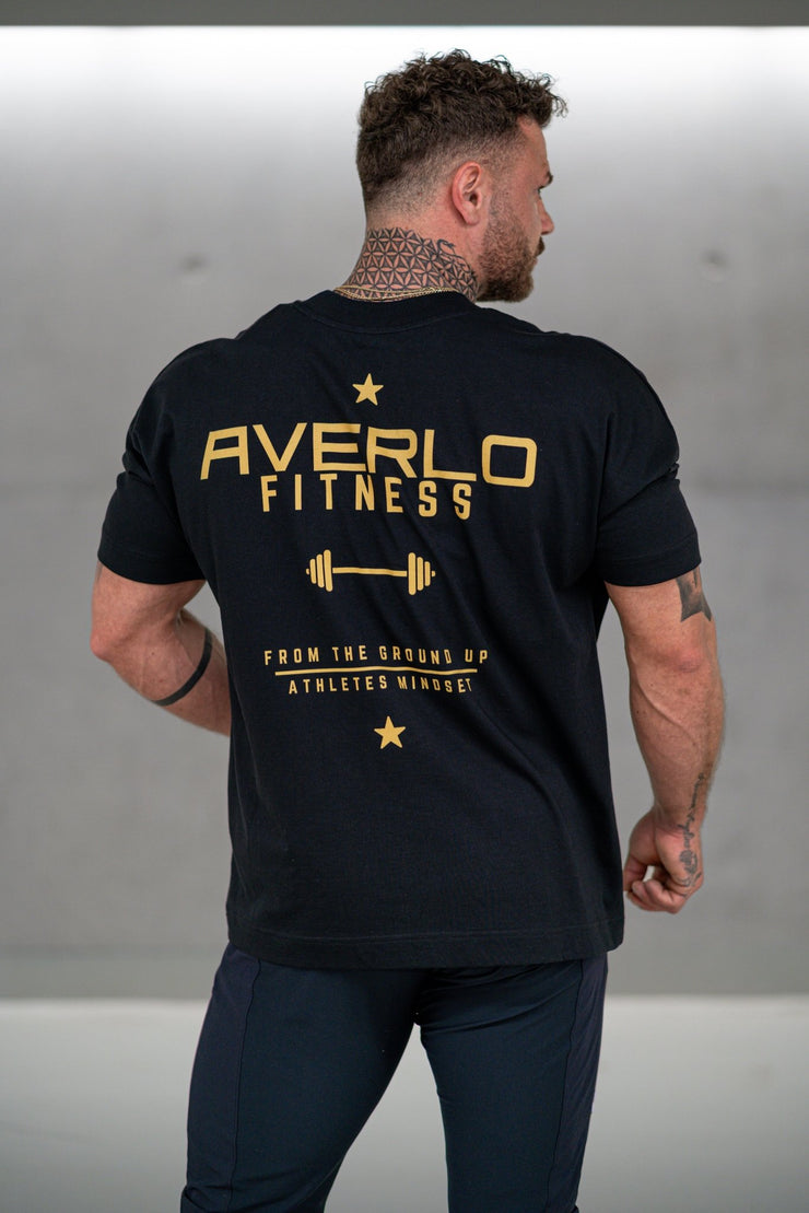 Three Yellow Black Oversized Shirt "Pump Cover" - Averlo