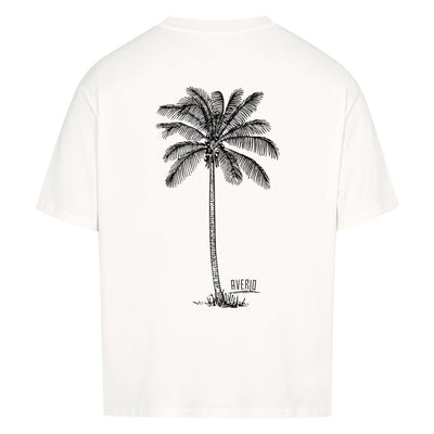 White Averlo Oversized Shirt Palm Black - Averlo