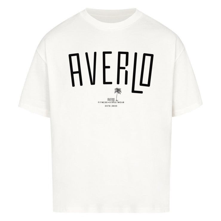 White Averlo Oversized Shirt Palm Black - Averlo