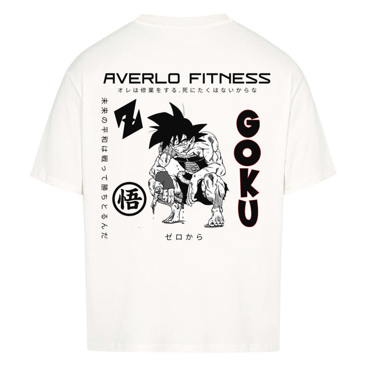 White Goku Oversized Shirt - Averlo Anime Pump Cover , nicht von Gymshark