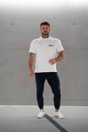 White Goku Oversized Shirt "Anime Pump Cover" - Averlo