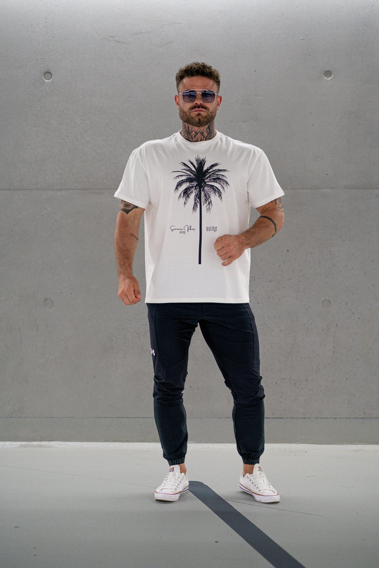 White Palm Oversized Shirt - Averlo