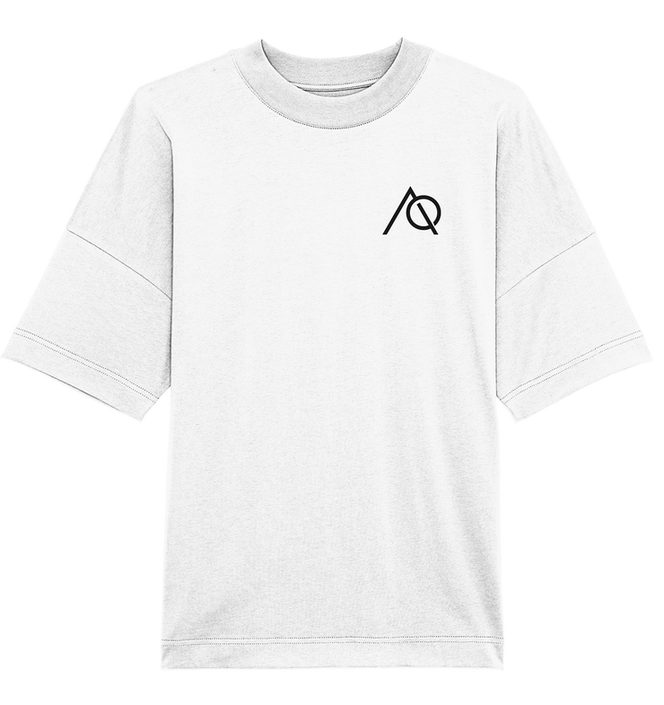 White Simple Oversize Shirt "Pump Cover" - Averlo