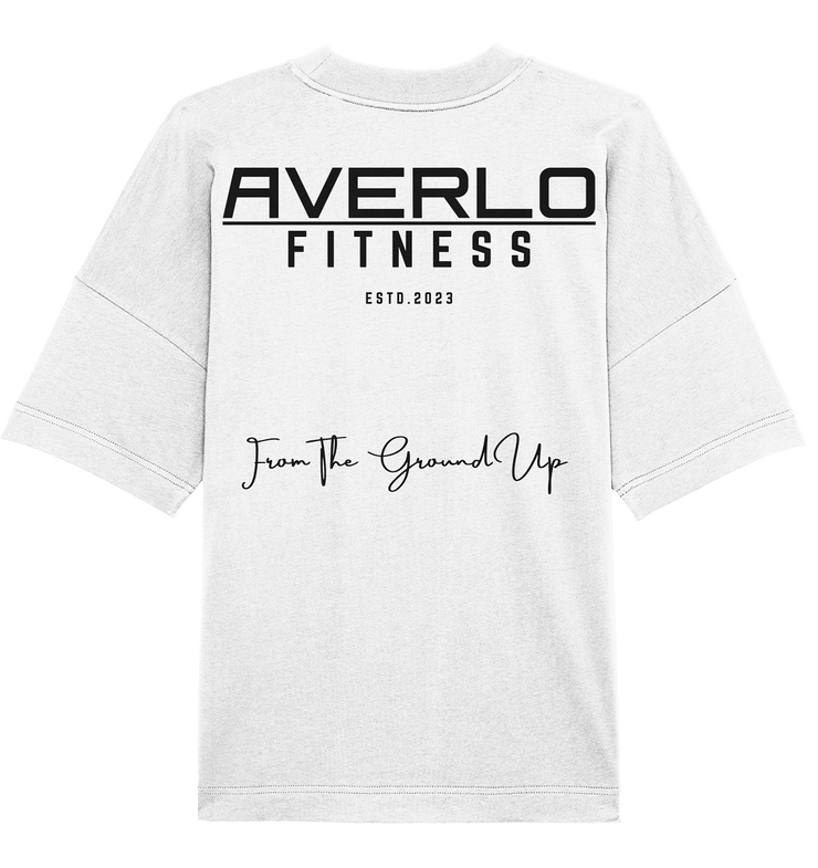 White Simple Oversize Shirt "Pump Cover" - Averlo